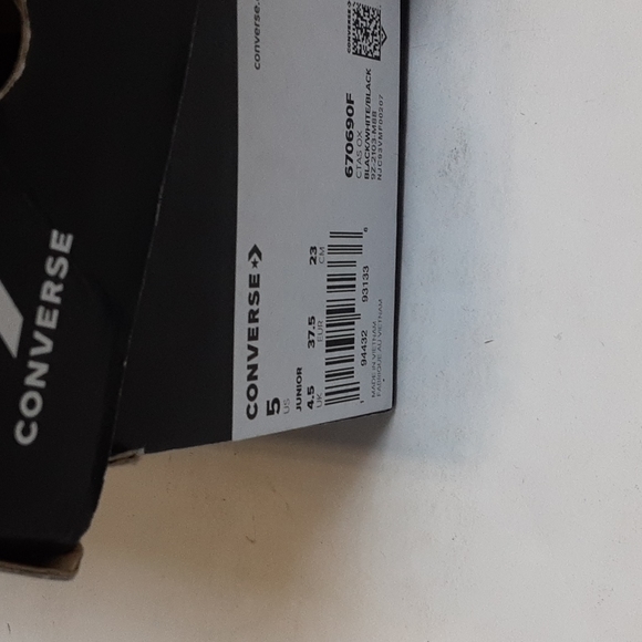 Converse Chuck Taylor All Star Archive OX Foil Star Print Sneakers 5 Youth - Picture 8 of 8